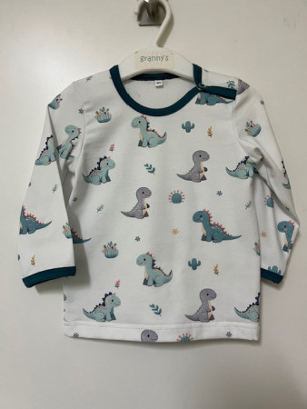 Tröja minidinosaurier storlek 80, 215:-